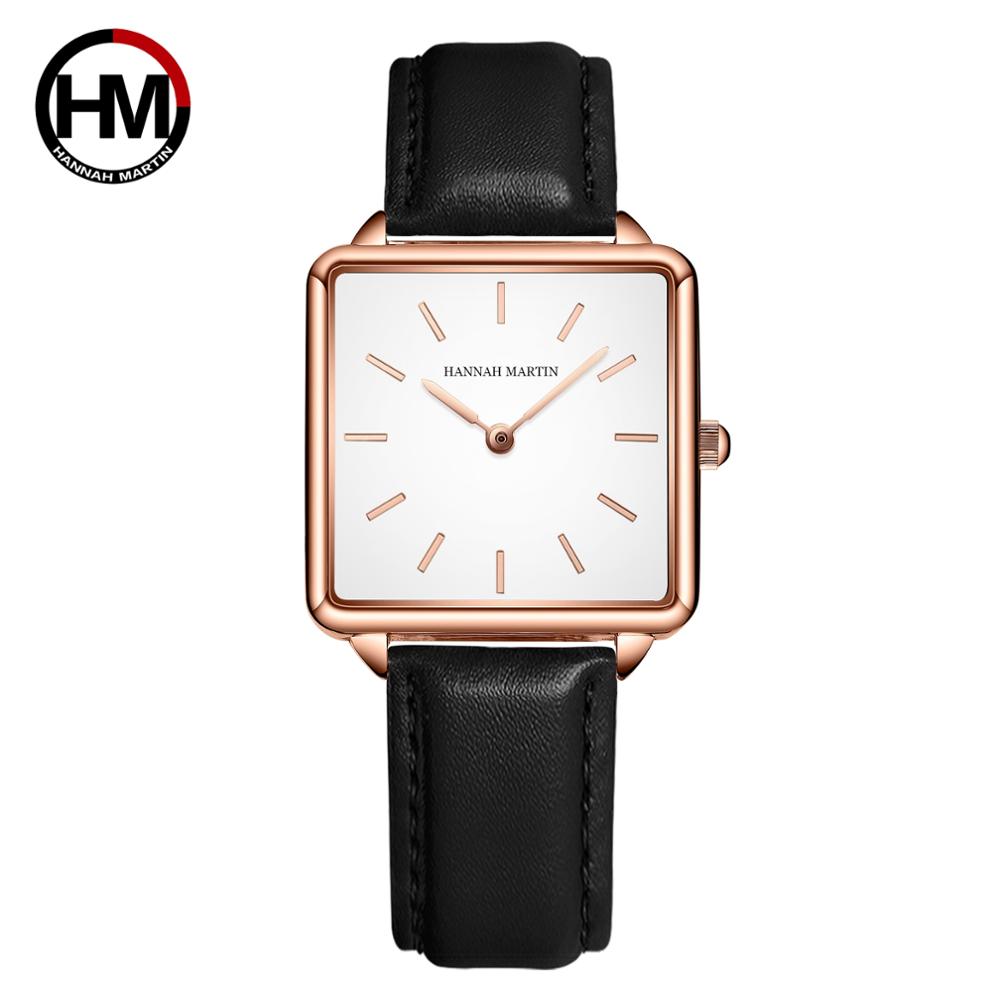 Luxury Watch Japan - Genuine Leather Strap Japan Quartz Movement