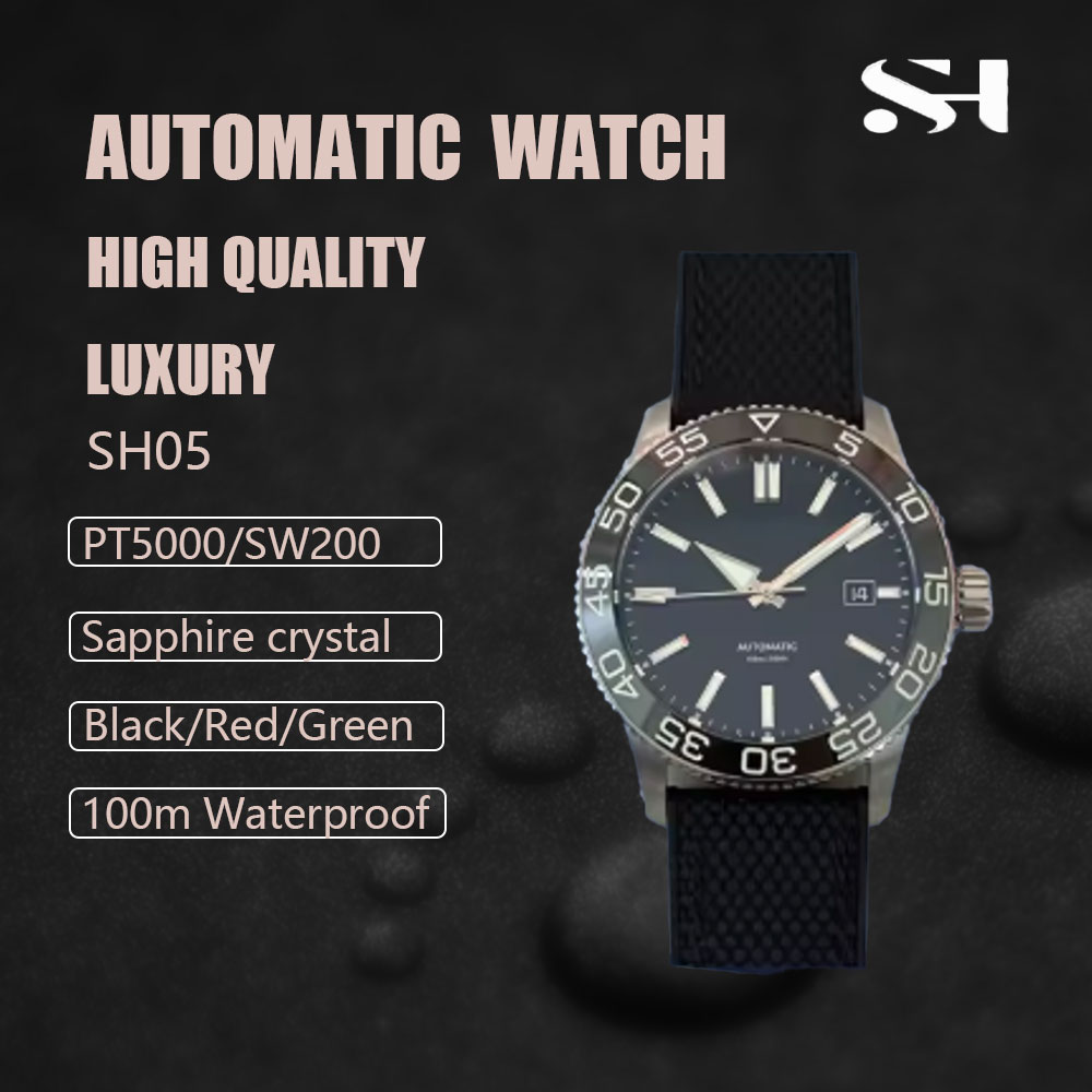 Cloisonne Enamel Dial - SH05 Men's Automatic Dive Mechanical Watch