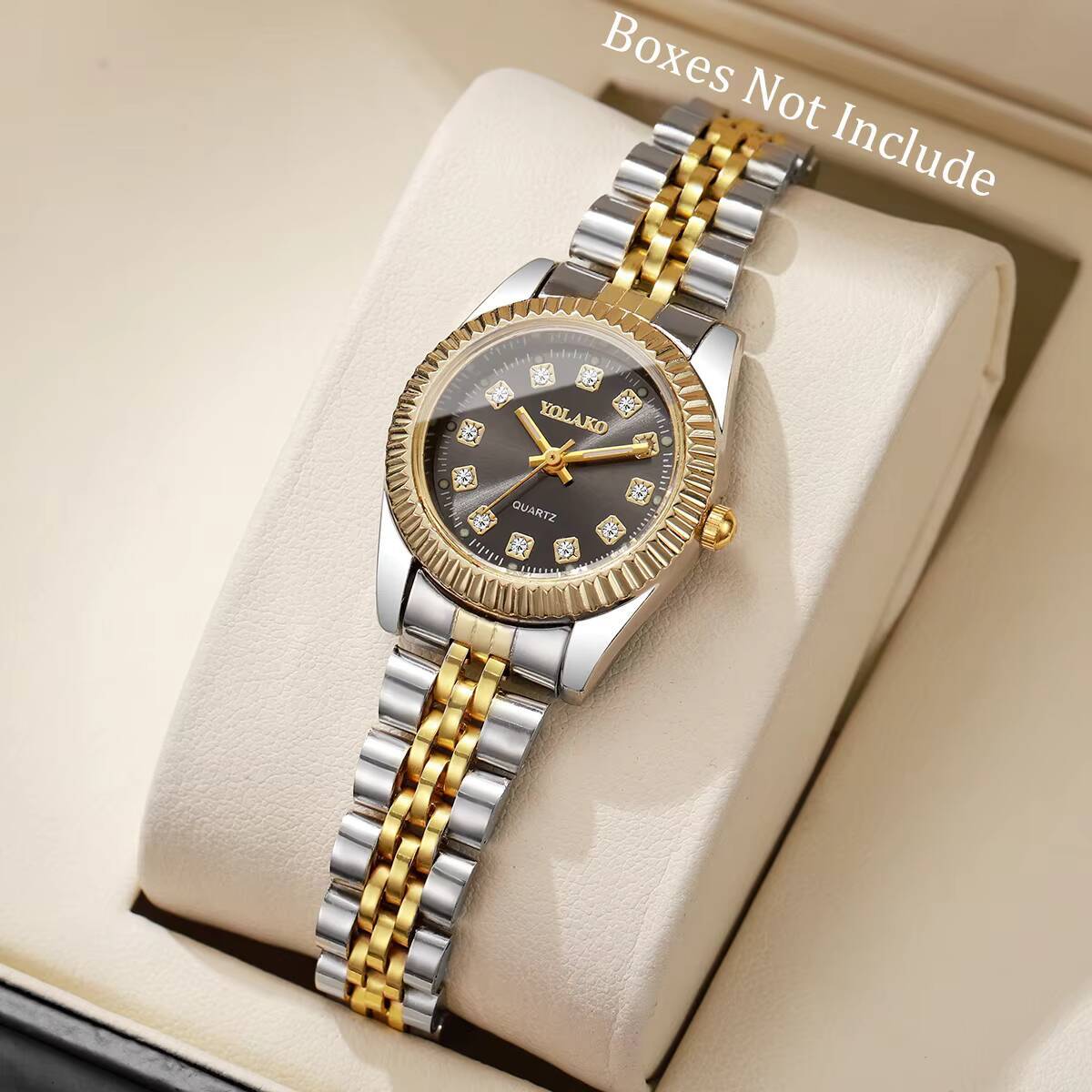 Luxury Watch Holder - Fashion Rhinestone Women Quartz Watch Luxury