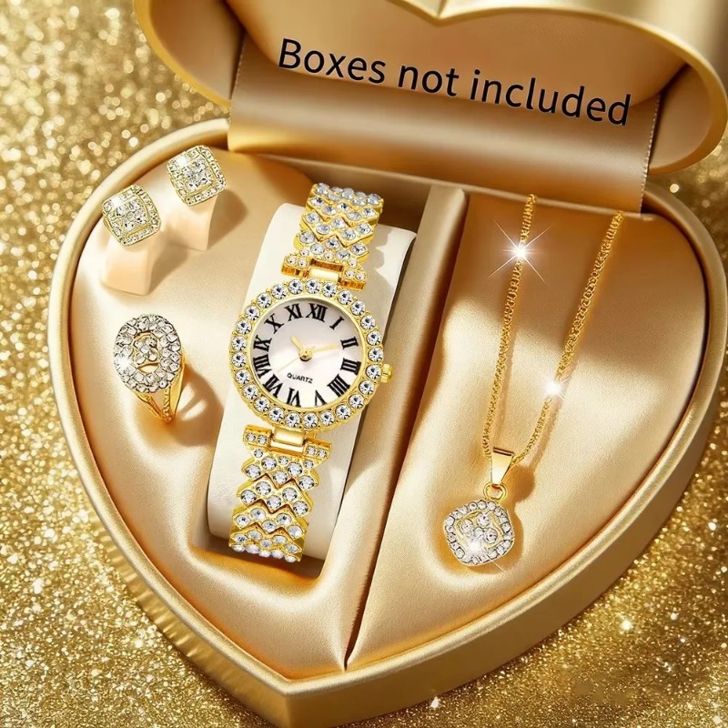 5PCS Luxury Rhinestone Women's - Luxury Watch Holder review and price
