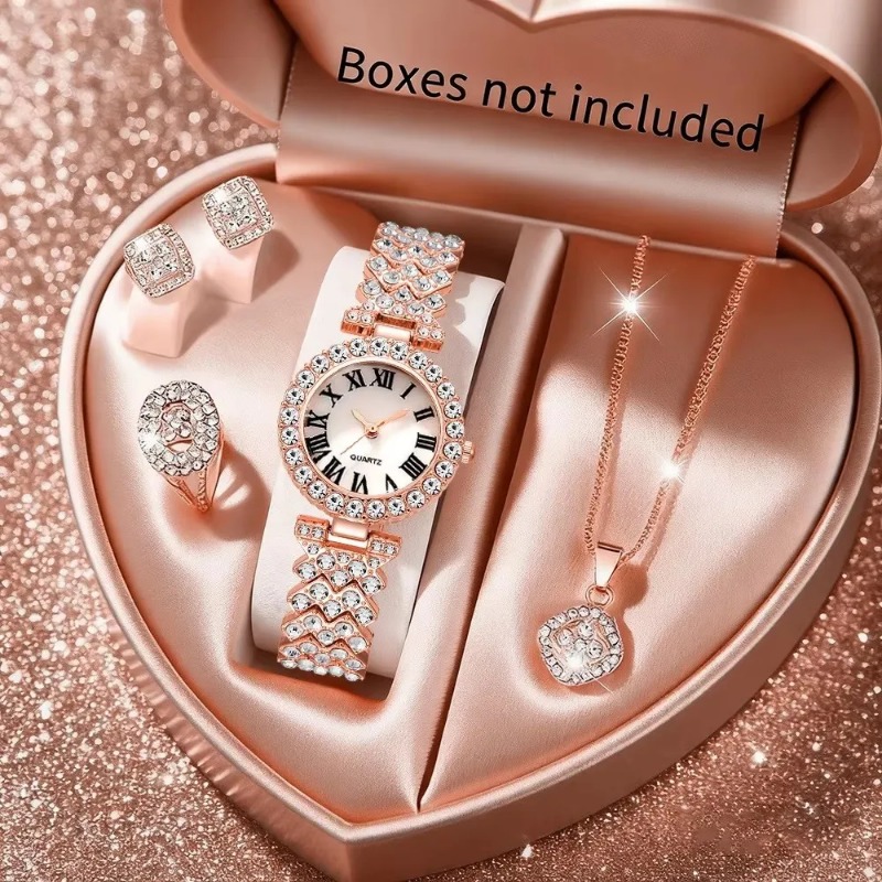 5PCS Luxury Rhinestone Women's - Luxury Watch Holder review and price