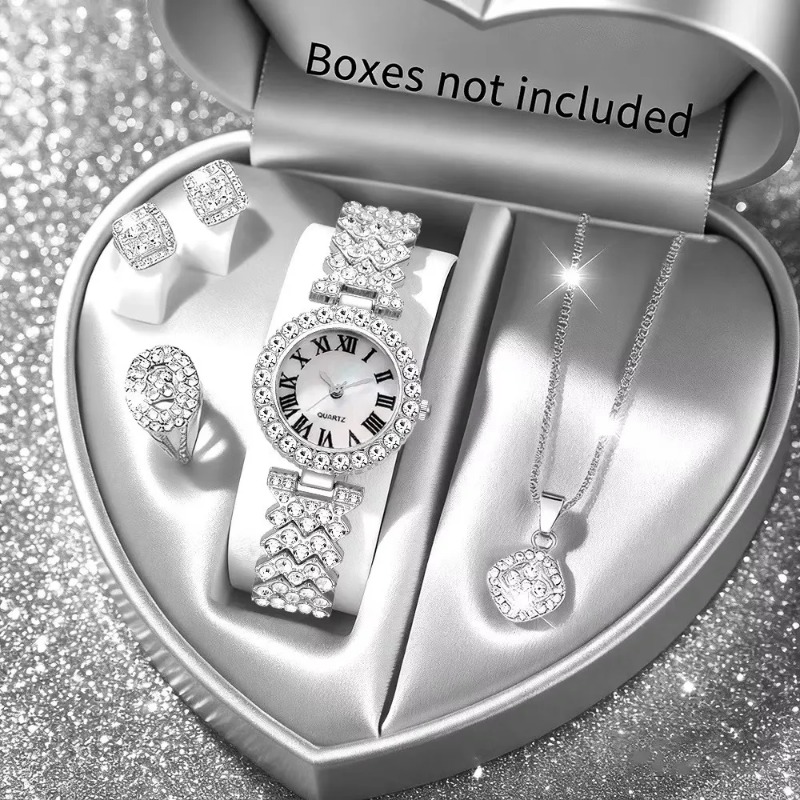 5PCS Luxury Rhinestone Women's - Luxury Watch Holder review and price
