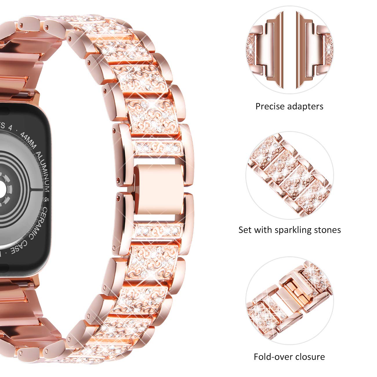 Case+Bling strap for Apple Wat - Luxury Watch Apple Bands review and price