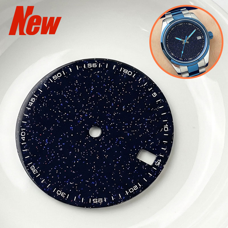 28.5mm Enamel Texture Blue Sta - Cloisonne Enamel Dial review and price