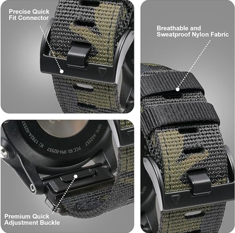 QuickFit 22mm 26mm Nylon Strap - Citizen Watch Promaster review and price
