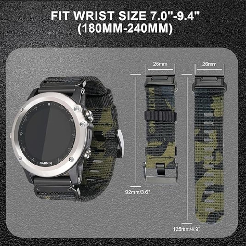 QuickFit 22mm 26mm Nylon Strap - Citizen Watch Promaster review and price