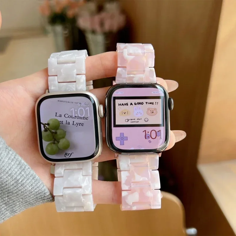 Luxury Resin strap for Apple W - Luxury Watch Apple Bands review and price