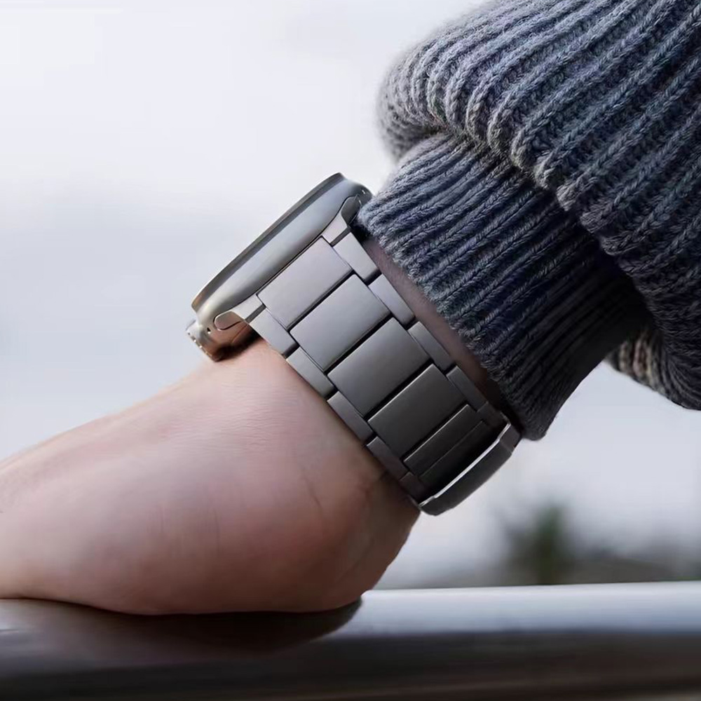 Titanium Business Men Strap fo - Luxury Watch Apple Bands review and price