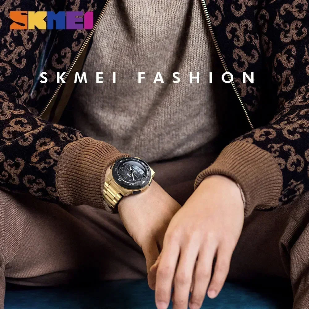 SKMEI 1370 Luxury Full Steel B - Luxury Watch Zone review and price