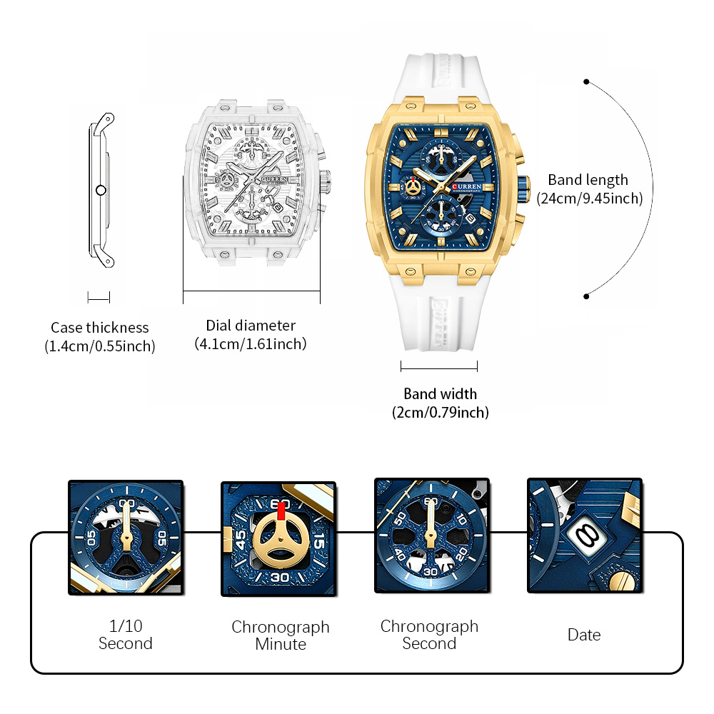 CURREN Luxury Vintage Watch fo - Luxury Watch Life review and price