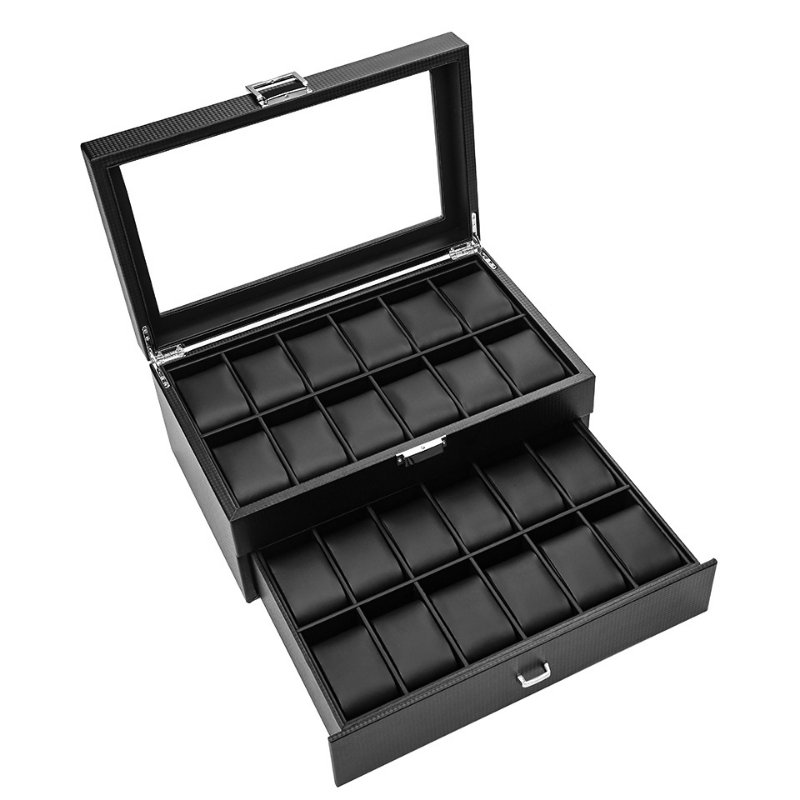 Luxury Watch Box Organizer Bla - Luxury Watch Protection Film review and price