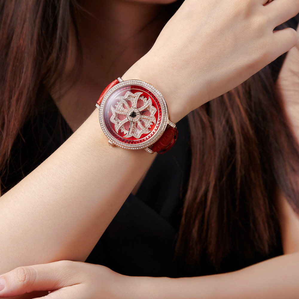 Luxury Davena Spin Snow Flower - Luxury Watch Japan review and price