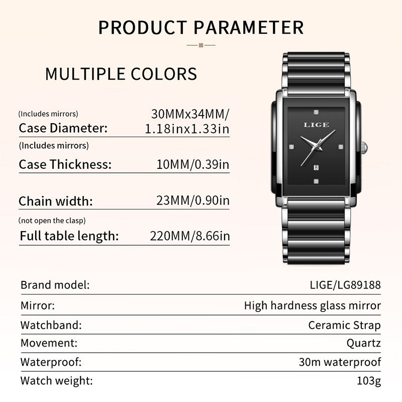 LIGE New Luxury Women Watches  - Luxury Watch Holder review and price