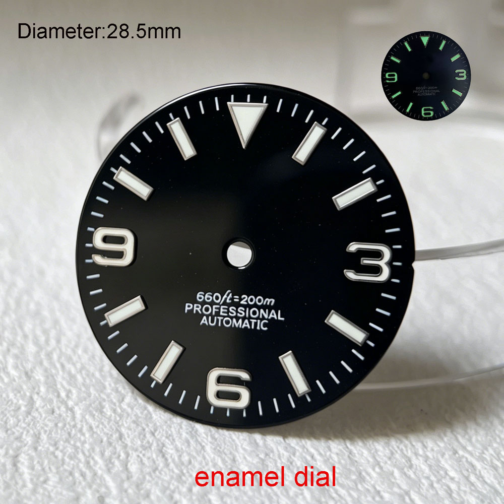 28.5mm NH35 S logo dial 3-6-9  - Cloisonne Enamel Dial review and price