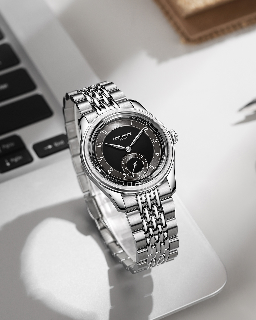PIERRE Retro Formal Dress Watc - Cloisonne Enamel Dial review and price