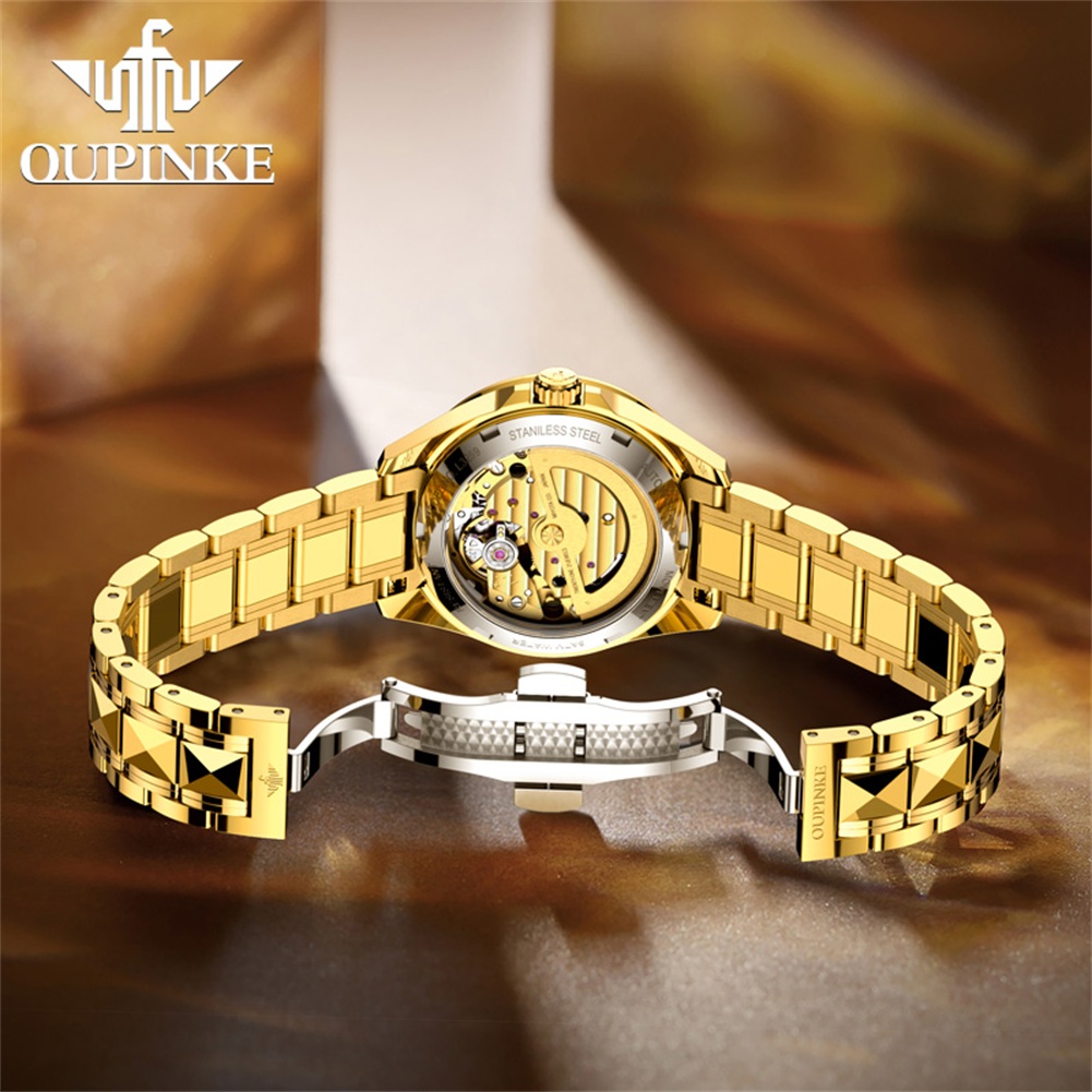OUPINKE 3259 Real Gold Automat - Sapphire Crystal Display review and price