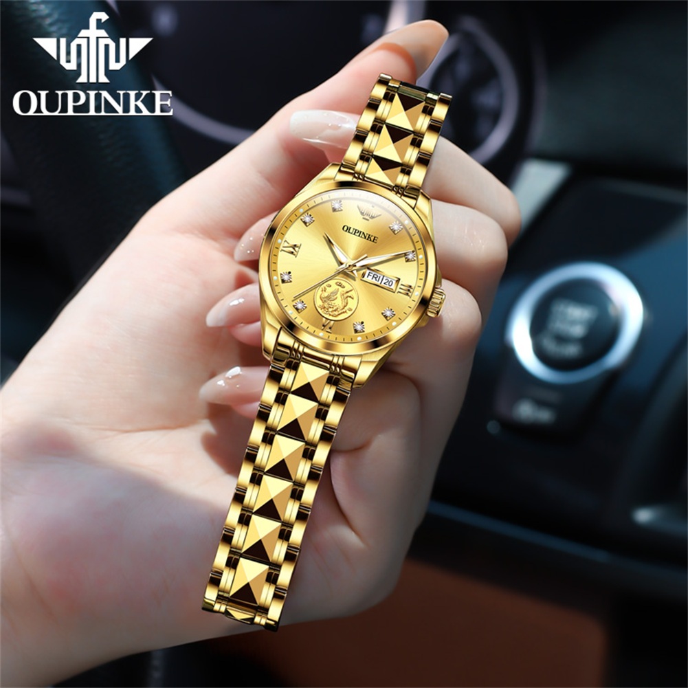 OUPINKE 3259 Real Gold Automat - Sapphire Crystal Display review and price