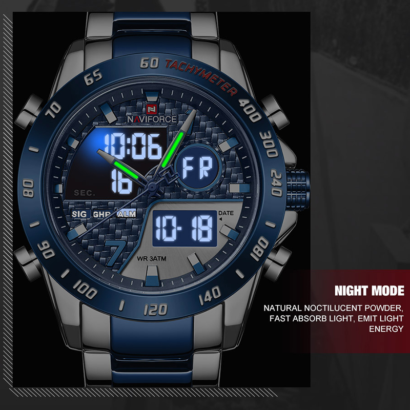 NAVIFORCE Luxury Brand Men's W - Luxury Watch Zone review and price