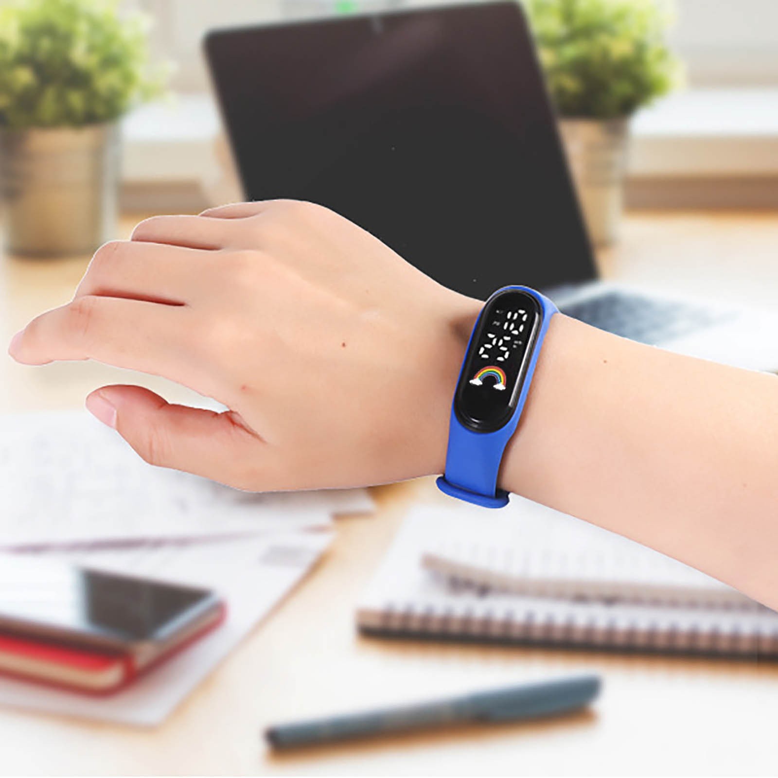 Children Multicolor Watch Led  - Sapphire Crystal Display review and price