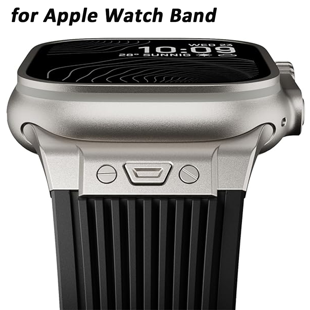 Sports Silicone Strap for Appl - Luxury Watch Apple Bands review and price