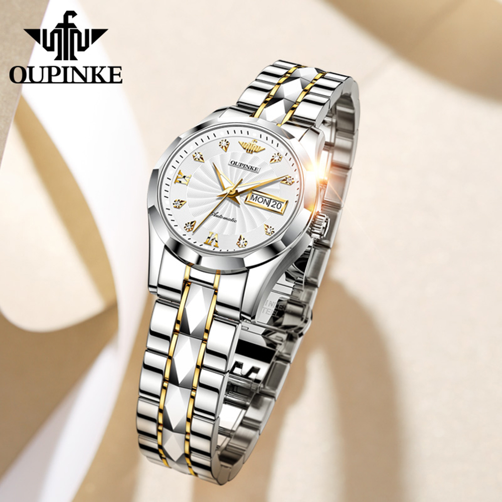 OUPINKE 3169 Womens Watch Luxu - Sapphire Crystal Display review and price