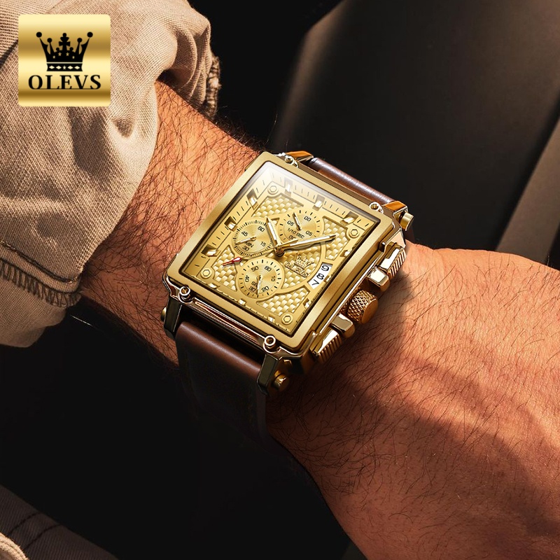 OLEVS Brand Mens Watches Water - Luxury Watch Life review and price