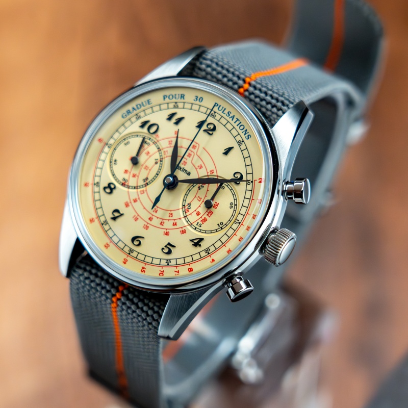 PROXIMA Men Chronograph Watch  - Cloisonne Enamel Dial review and price