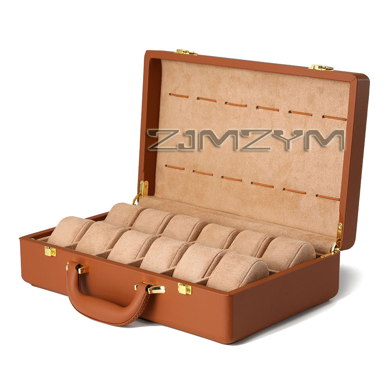 12 Slots Watch Box Mens Watche - Luxury Watch Holder review and price