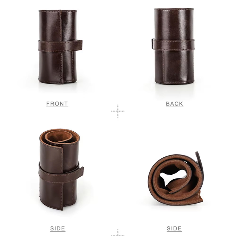 100% Genuine Cowhide Leather W - Luxury Watch Holder review and price
