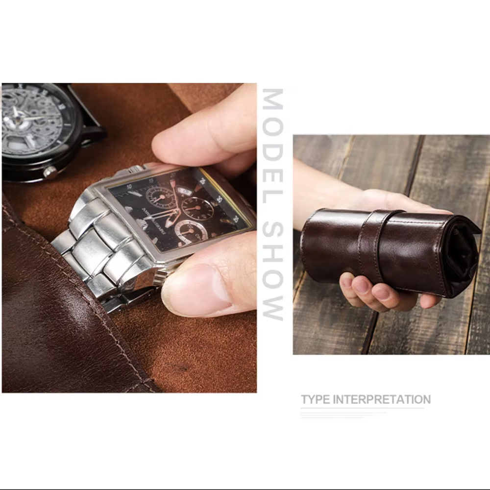 100% Genuine Cowhide Leather W - Luxury Watch Holder review and price